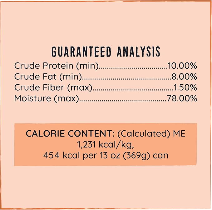 Hound & Gatos Wet Dog Food, 98% Beef, case of 12, 13 oz cans