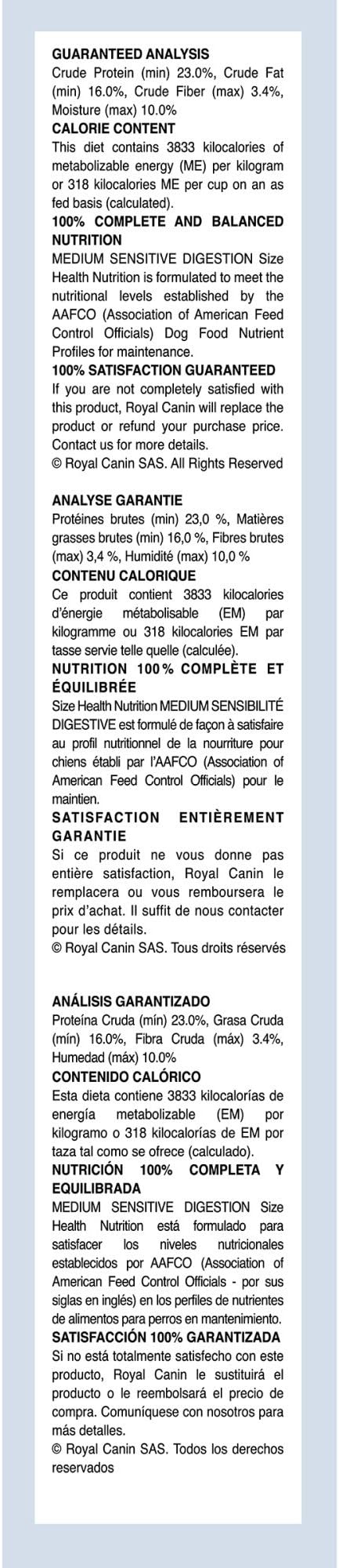 Royal Canin Medium Digestive Care Dry Dog Food, 17 lb bag