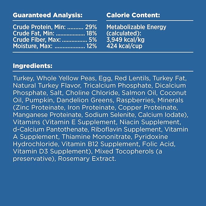 BIXBI Rawbble Dry Dog Food, Turkey, 24 lbs - USA Made with Fresh Meat - No Meat Meal & No Corn, Soy or Wheat - Freeze Dried Raw Coated Dog Food - Minimally Processed for Superior Digestibility
