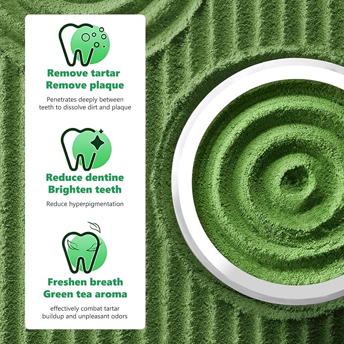 Teeth Cleaning Powder for Dogs, Dog Breath Freshener, Dental Powder for Dogs Teeth with Probiotics Help Reduce Bad Breath, Plaque Tartar Remover, Dog Tooth Powder for Small, Medium, Large Dogs 50g