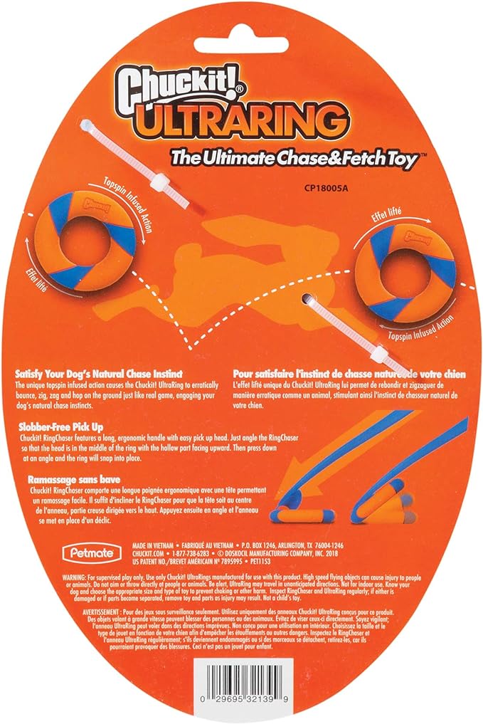 Chuckit! UltraRing Fetch and Chase Outdoor Dog Toy All Breeds