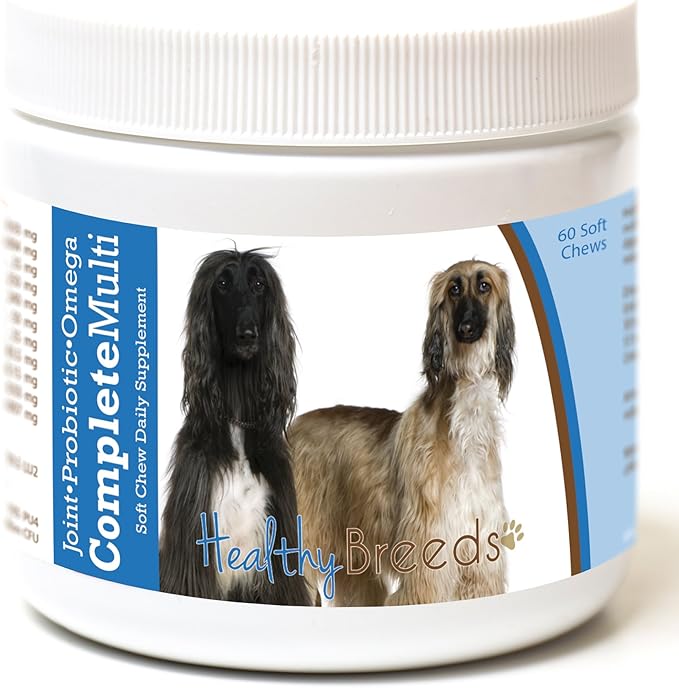 Healthy Breeds Afghan Hound All in One Multivitamin Soft Chew 60 Count