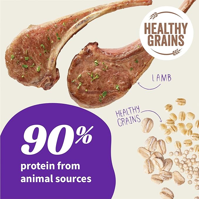 Halo Elevate Dry Dog Food, Healthy Grains Lamb Recipe, 20lb