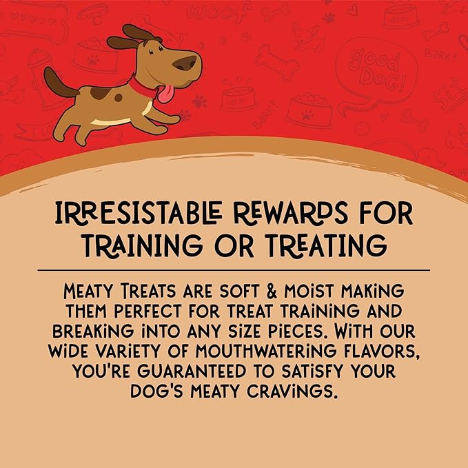 Mini Dogs Beef & Cheese Flavor Soft & Chewy Dog Treats, 25-oz.