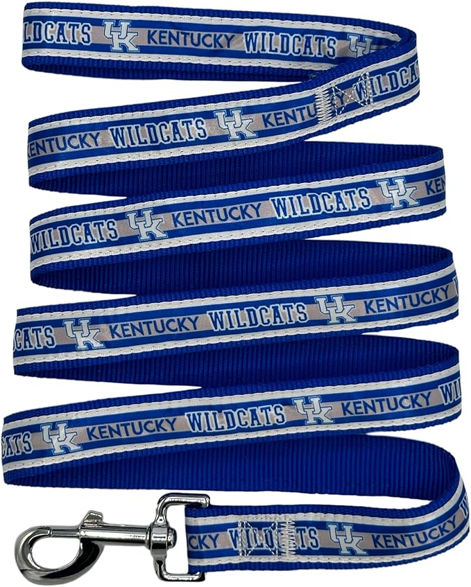 Pets First Collegiate Pet Accessories, Dog Leash, Kentucky Wildcats, Large