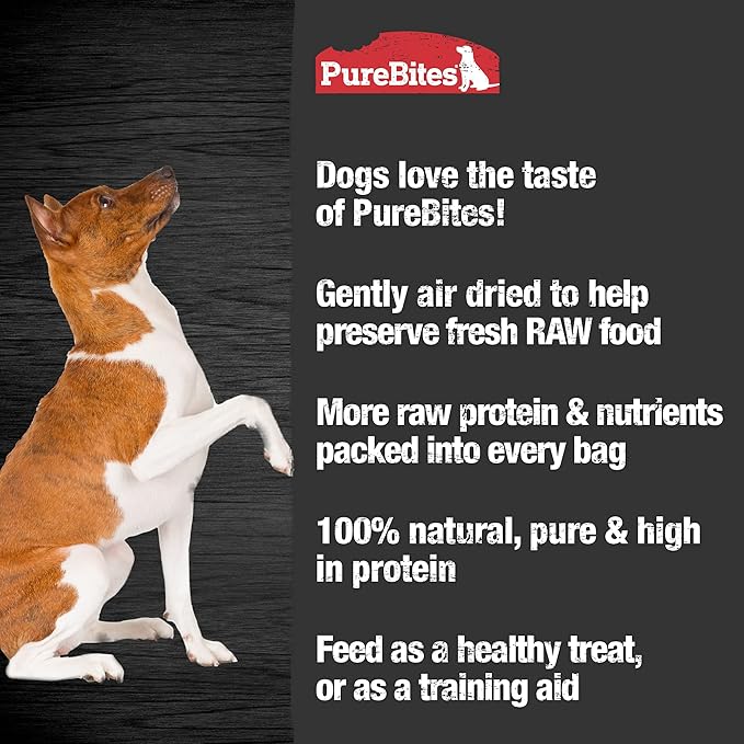 PureBites Chicken Jerky Dog Treats, 1 Ingredient, Made in Canada, 21.1oz