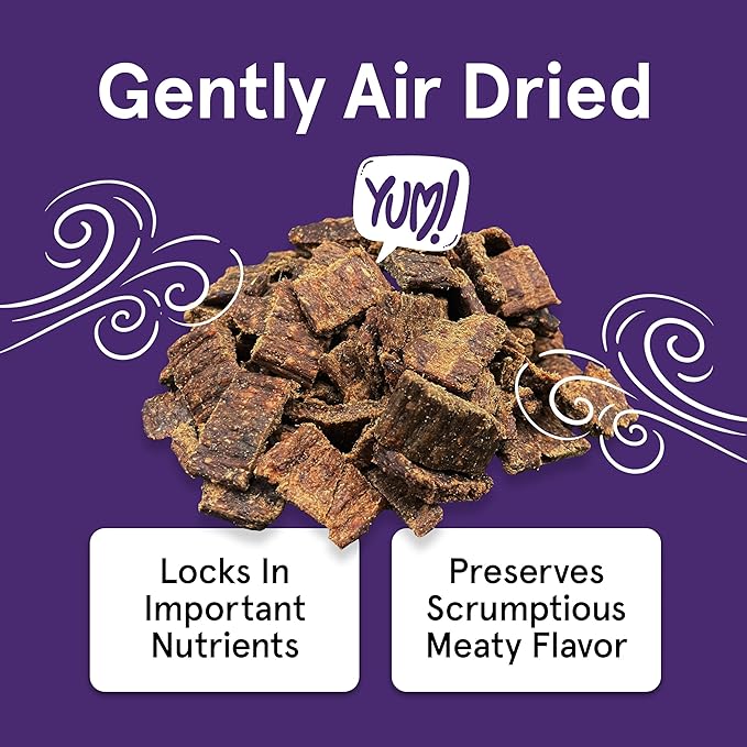 Real Meat Dog Treats - Two 12oz Bag of Bite-Sized Air-Dried Lamb & Liver Jerky for Dogs - Grain-Free Jerky Dog Treats Made up of 95% Human-Grade, Free-Range, Grass Fed Lamb - All-Natural Dog Treats