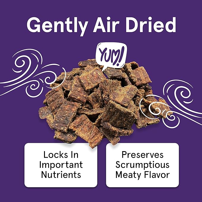 Real Meat Dog Treats - Two 12oz Bag of Bite-Sized Air-Dried Lamb & Liver Jerky for Dogs - Grain-Free Jerky Dog Treats Made up of 95% Human-Grade, Free-Range, Grass Fed Lamb - All-Natural Dog Treats