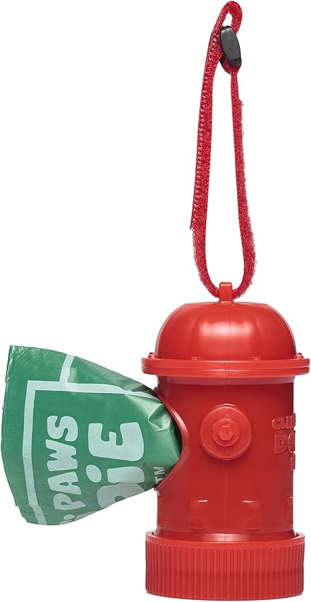 Clean Paws Hydrant Dispenser with 15 Doodie Bags