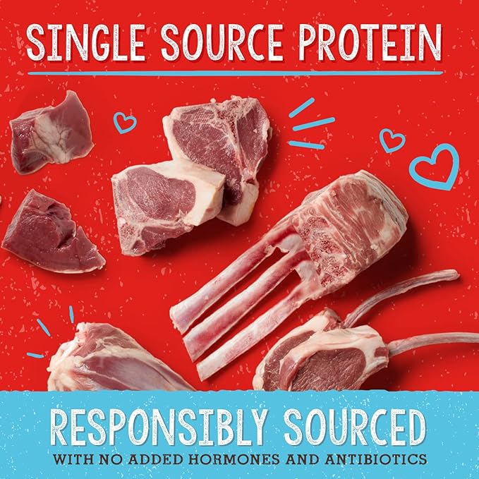 Stella & Chewy's Freeze Dried Raw Dandy Lamb Meal Mixer – Dog Food Topper for Small & Large Breeds – Grain Free, Protein Rich Recipe – 18 oz Bag