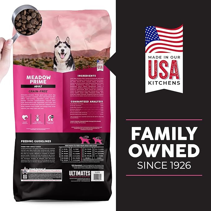 Earthborn Holistic Ultimates Meadow Prime with Lamb Grain-Free Dry Dog Food