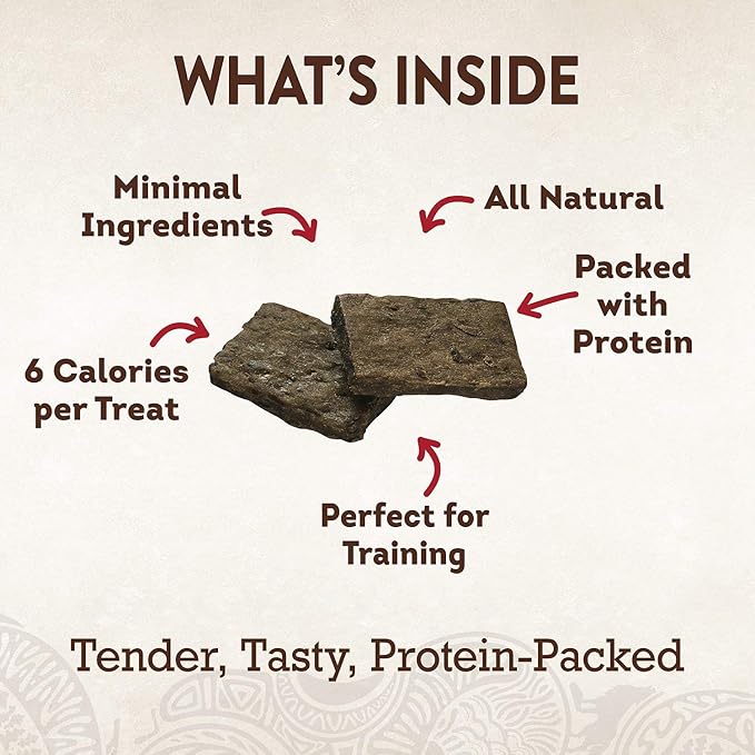 WELLNESS CORE Pure Rewards Natural Grain Free Dog Treats, Soft Jerky Bites, 4-Ounce Bag (Beef Jerky, (3 Pack) 4-Ounce Bag)