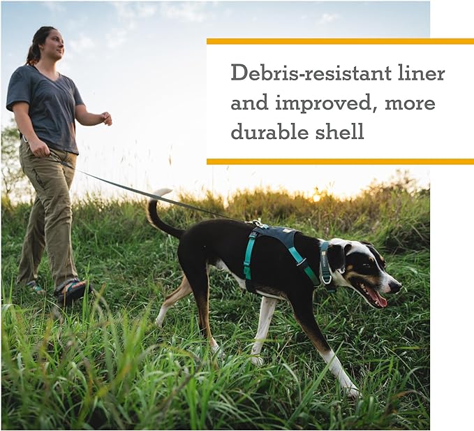 Ruffwear, Hi & Light, Everyday Lightweight Dog Harness, Trail Running, Walking, Hiking, All-Day Wear, Basalt Gray, X-Small