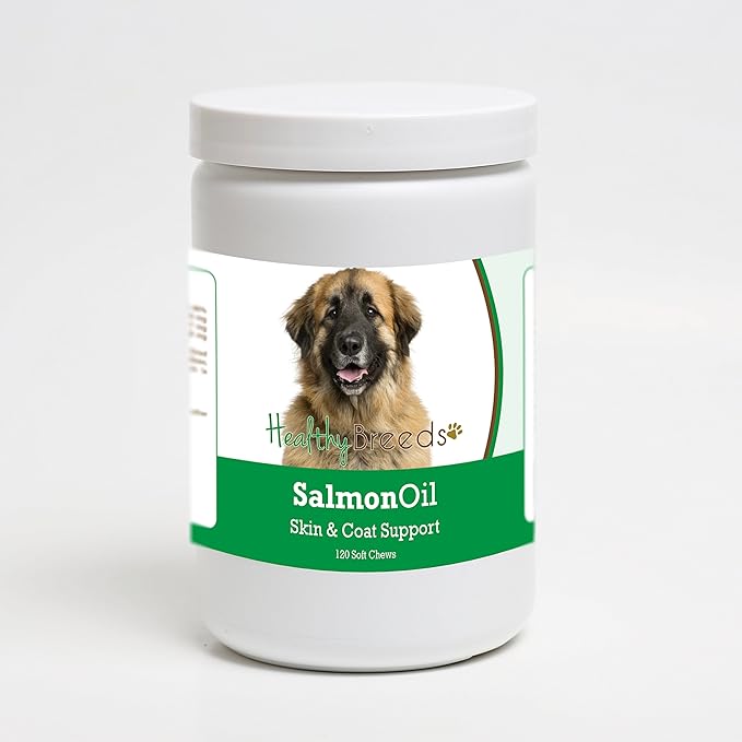 Healthy Breeds Leonberger Salmon Oil Soft Chews 120 Count
