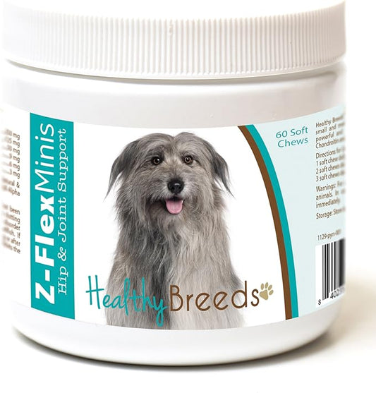 Healthy Breeds Pyrenean Shepherd Z-Flex Minis Hip and Joint Support Soft Chews 60 Count