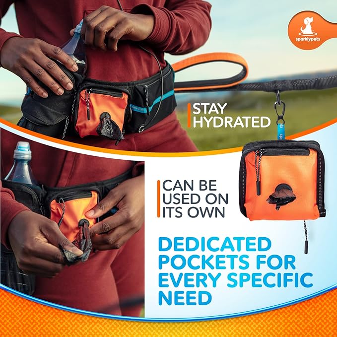 SparklyPets Hands-Free Dog Leash Active Pack