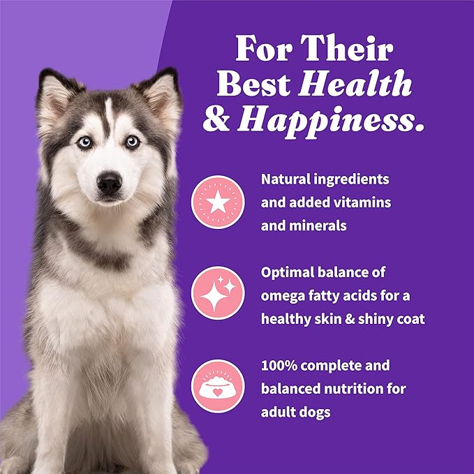 Halo Holistic Dog Food, Complete Digestive Health Wild-caught Salmon and Whitefish Recipe, Dry Dog Food Bag, Adult Formula, 21-lb Bag