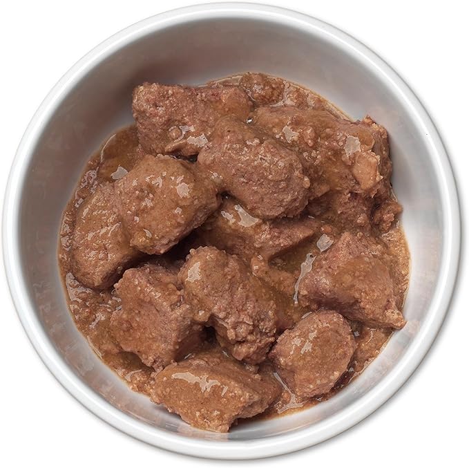 Merrick Backcountry Grain Free Premium Canned Wet Dog Food, Soft and Healthy Recipe, Chunky Beef Dinner - (Pack of 12) 12.7 oz. Cans