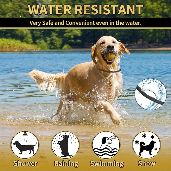 4 Pack Flea Collar for Dogs, 32 Months Flea and Tick Prevention for Dogs, Waterproof Dog Flea Collar, Dog Flea and Tick Treatment, Adjustable Flea and Tick Collar for Dogs Puppy-Black