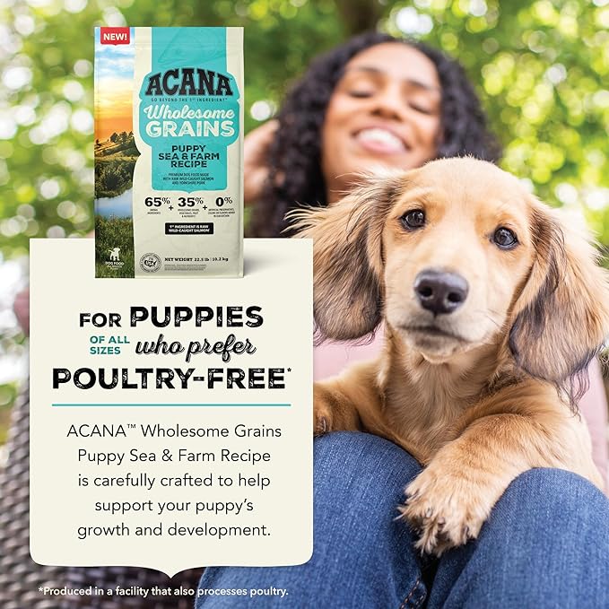 ACANA™ Wholesome Grains Dry Dog Food Puppy Sea & Farm Recipe, 22.5lb