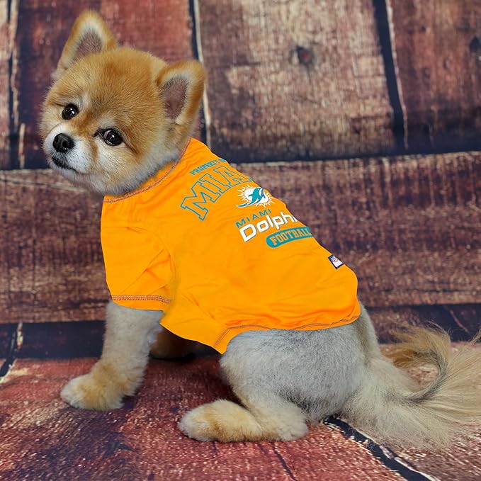 Pets First Miami Dolphins T-Shirt, Medium