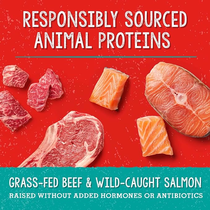 Stella & Chewy's Freeze Dried Raw Surf & Turf Meal Mixer – Dog Food Topper for Small & Large Breeds – Grain Free, Protein Rich Recipe – 8 oz Bag
