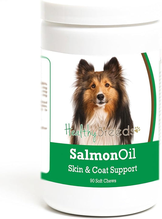 Healthy Breeds Shetland Sheepdog Salmon Oil Soft Chews 90 Count