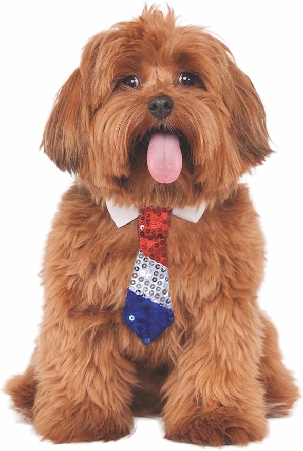 Rubie's Costume Co Patriotic Tie for Pets, Medium-Large