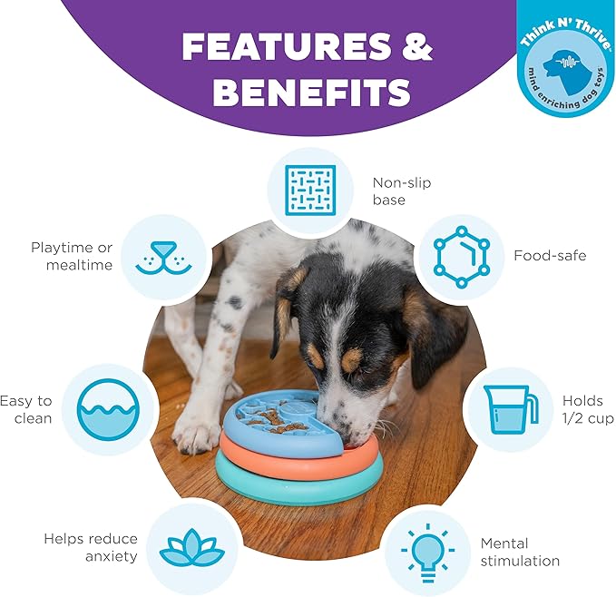 Nina Ottosson by Outward Hound Puppy Lickin' Layers Interactive Dog Puzzle Game and Slow Feeder for Puppies