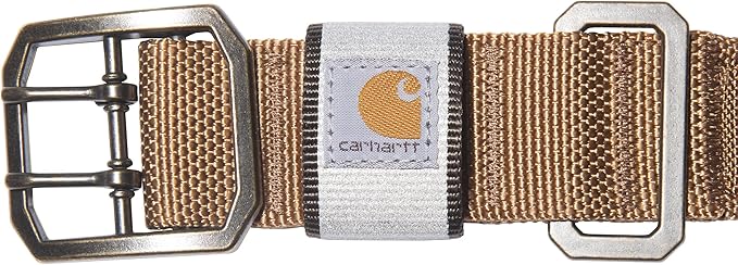 Carhartt Pet Fully Adjustable Wide Webbing Collar for Dogs, Carhartt Brown, Medium