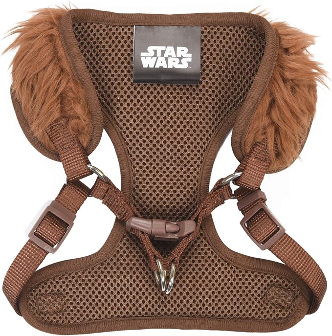 Star Wars for Pets Chewbacca Cosplay Dog Harness for Medium Dogs, Medium (M) | Brown Medium Dog Harness is Cute No Pull Dog Harness | Merch for Dogs or Pet Costume,FF15813