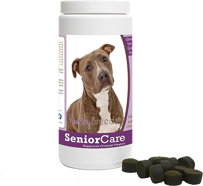 Healthy Breeds Pit Bull Senior Dog Care Soft Chews 100 Count