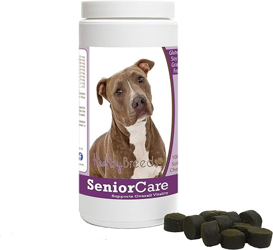 Healthy Breeds Pit Bull Senior Dog Care Soft Chews 100 Count