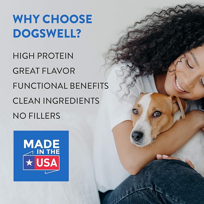 Dogswell Skin and Coat Grain-Free Salmon Jerky for Dogs, 10 Ounces, Model: 842225