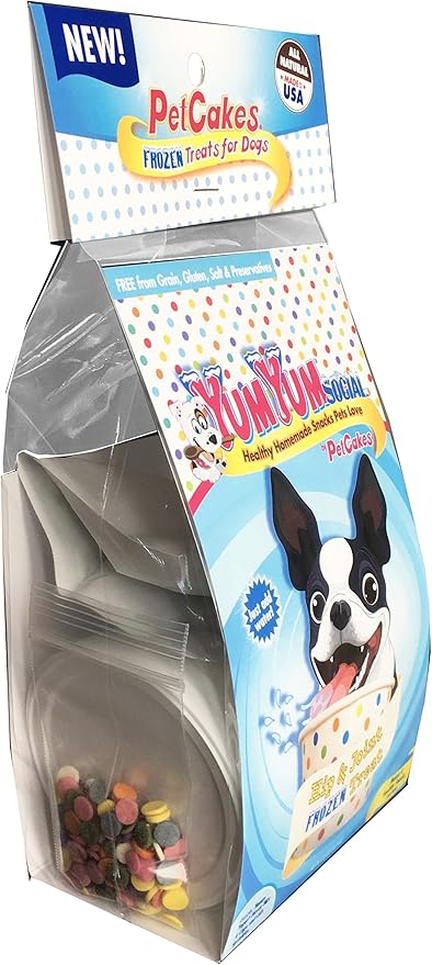 Yumyum Social 859989002761 Frozen Yogurt Dog Treats Healthy Homemade Frozen Yogurt Ice Cream For Pets, Small