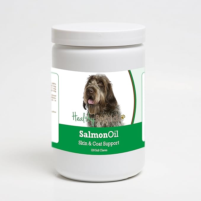 Healthy Breeds Wirehaired Pointing Griffon Salmon Oil Soft Chews 120 Count