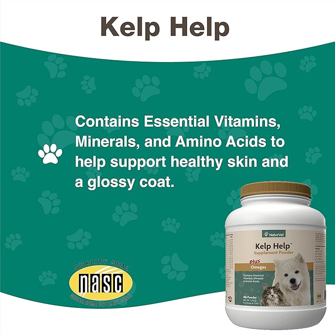 NaturVet Kelp Help Powder 4 lbs.