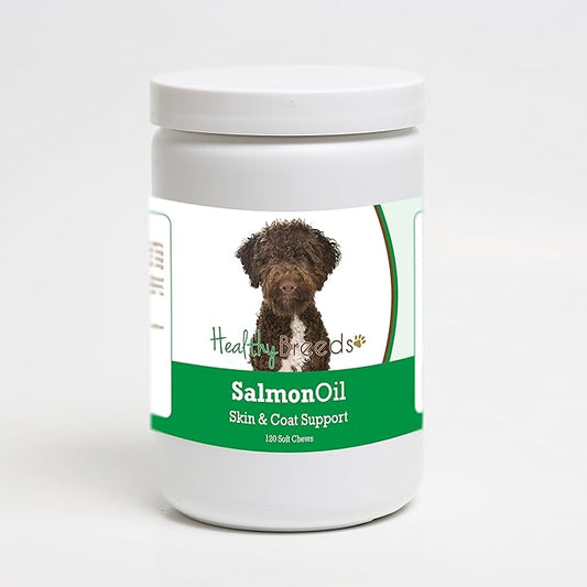 Healthy Breeds Lagotti Romagnoli Salmon Oil Soft Chews 120 Count