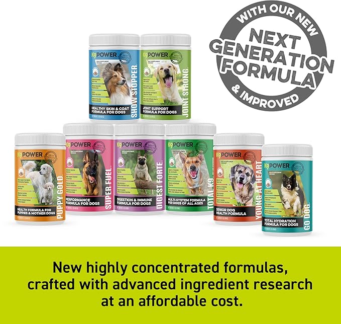 K9 Power Digest Forte - Premium Digestion & Immunity Supplement: Dog Digestive Support, Dog Probiotic Powder, Dog Probiotic Supplement to Improve Digestion and Nutrient Absorption, 1lb