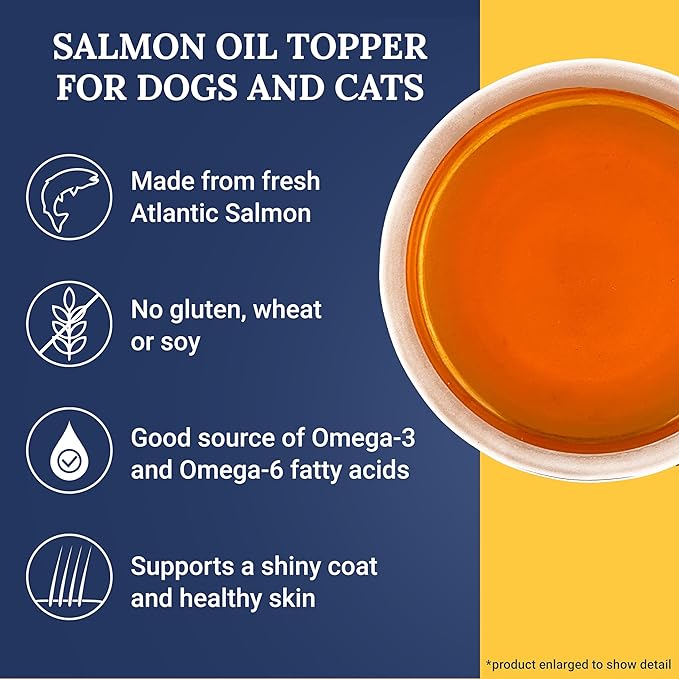 Ernie Els Premium Salmon Oil Supplement for Dogs & Cats - Omega-Rich Fish Oil for Healthy Skin & Coat, Supports Joint Function (Pack of 2)