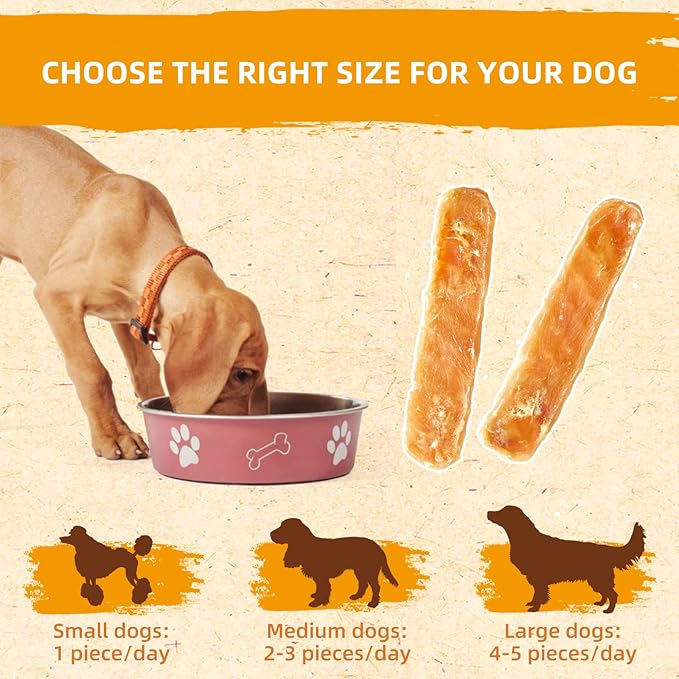 Jungle Calling Dog Treats, Chicken Jerky Dog Treats, High Protein Grain Free Chicken Dog Training Treats, Slow Roasted Snacks for Medium and Large Dogs, Chewy Chicken Fillets, 10.6 oz