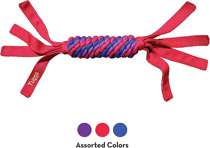 KONG - Wubbaª Tugga - Durable Cotton Rope Tug of War Dog Toy - For X-Large Dogs (Assorted Colors)