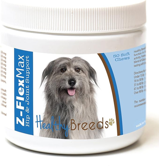 Healthy Breeds Pyrenean Shepherd Z-Flex Max Hip and Joint Soft Chews 50 Count