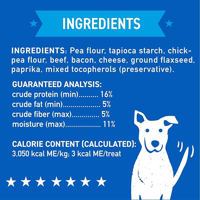 Cloud Star Wag More Bark Less Grain Free Mini Biscuits, Bite Sized Crunchy Dog Treats, 7oz Bag, Model Number: 72906
