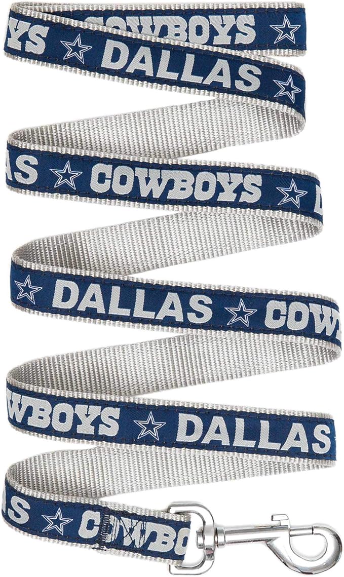 Pets First NFL Pet Leash, Large, Dallas Cowboys