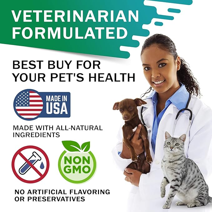Liver Support Supplement for Dogs & Cats - Milk Thistle Liver Support - Canine Hepatic Care - Cat & Dog Liver Cleanse - Max Effect Liquid Drops