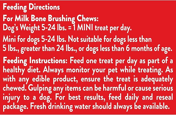 Milk-Bone Original Brushing Chews, 18 Mini Daily Dental Dog Treats (Pack of 5) Scrubbing Action Helps Clean Teeth