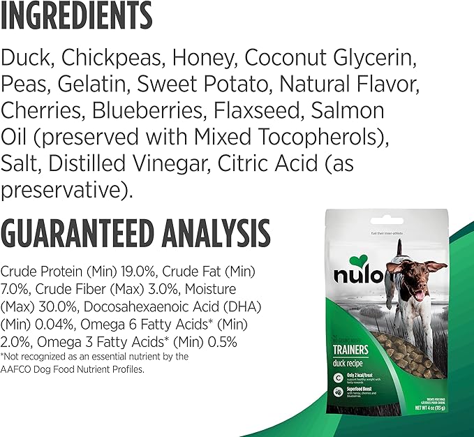 Nulo Freestyle Grain-Free Healthy Dog and Puppy Training Treats, Low Calorie Treats Made with Superfood Boost Ingredients, 2 Calories per Treat, 4 oz. Variety Pack