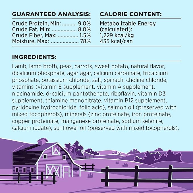 BIXBI Liberty Grain-Free Canned Wet Dog Food, Lamb Recipe, 12.5 oz. Cans (Pack of 12)