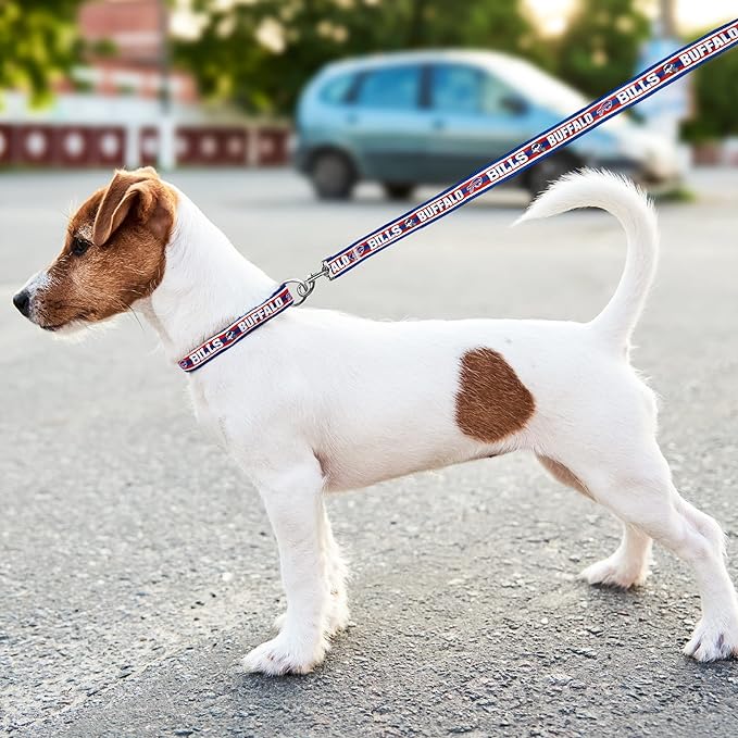 NFL PET Leash Buffalo Bills Dog Leash, Large Football Team Leash for Dogs & Cats. A Shiny & Colorful Cat Leash & Dog Leash Licensed by The NFL